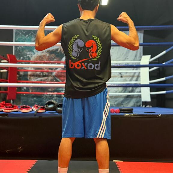 boxod athlete in the boxing ring